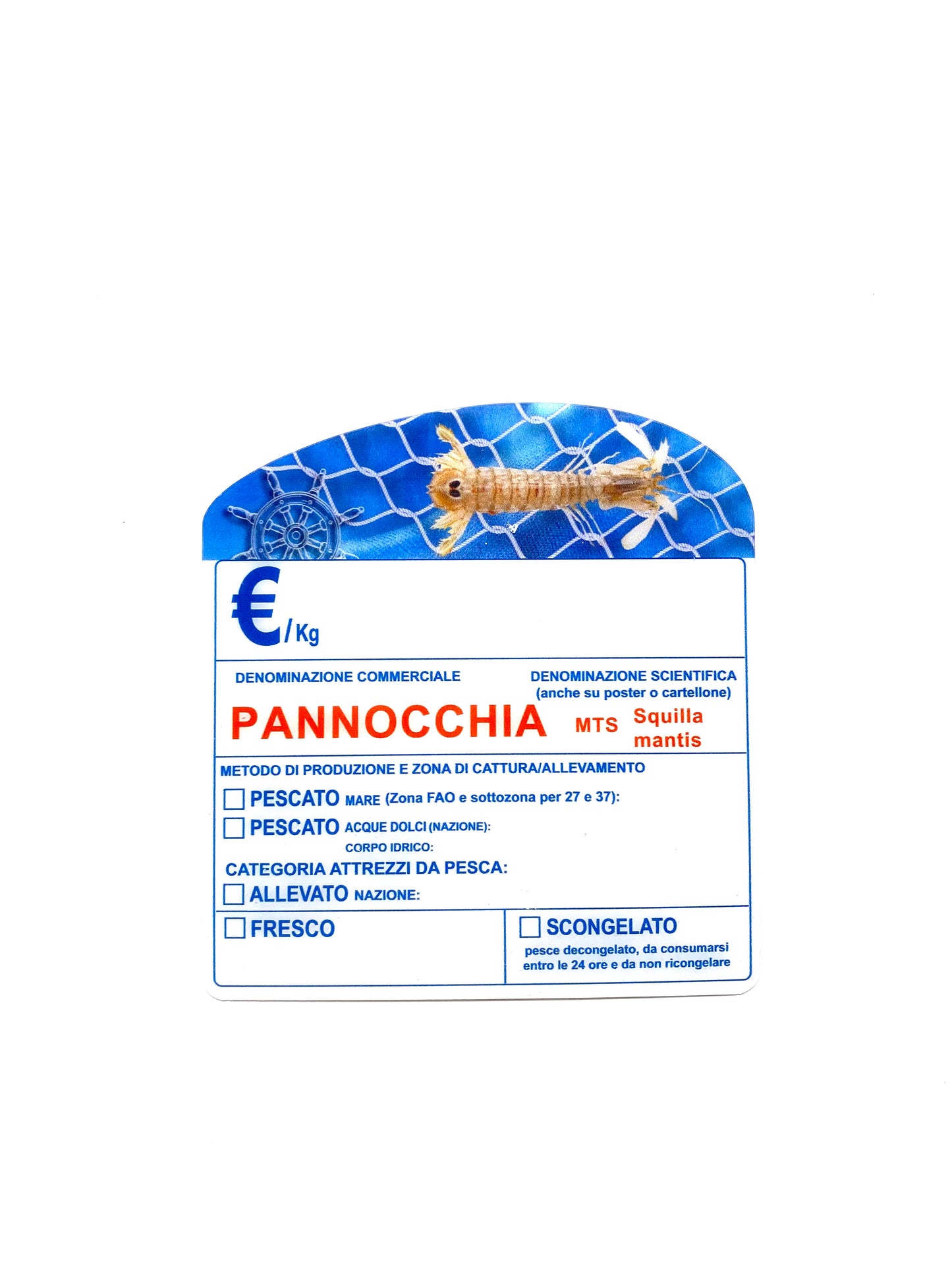 Cartellino pannocchia