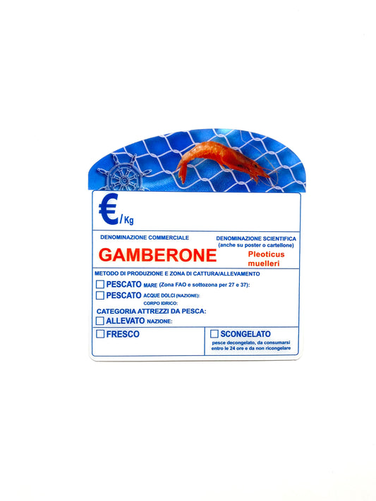 Cartellino gamberone