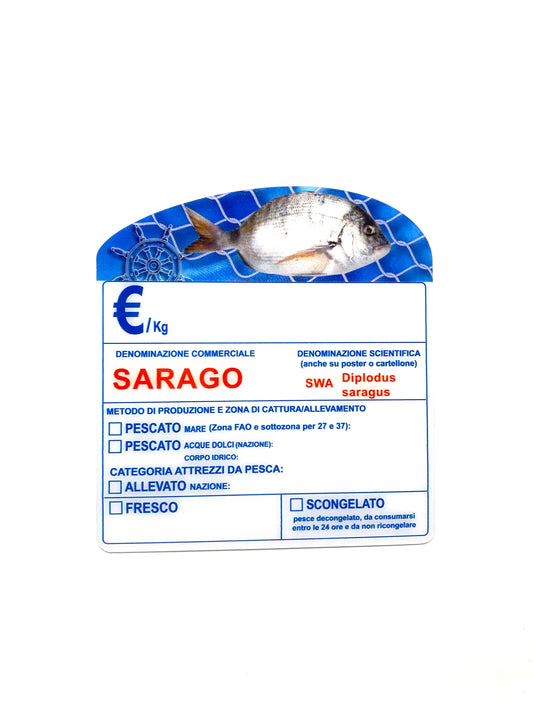 Cartellino sarago