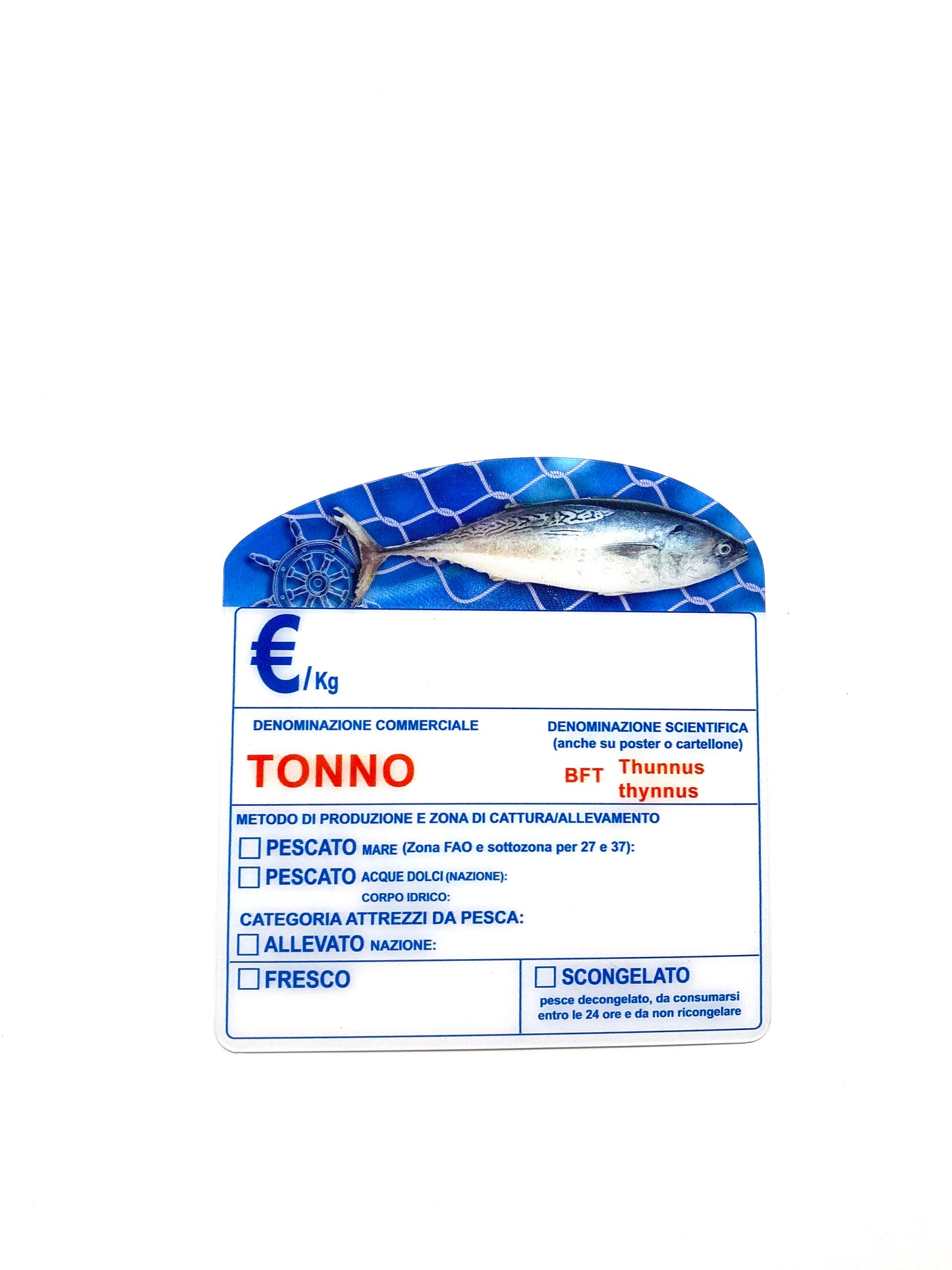 Cartellino tonno