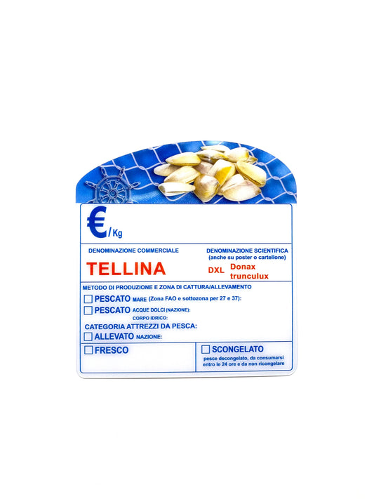 Cartellino tellina