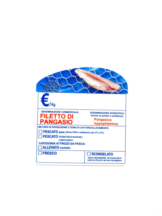 Cartellino filetto di pangasio