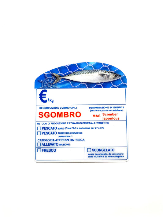 Cartellino sgombro