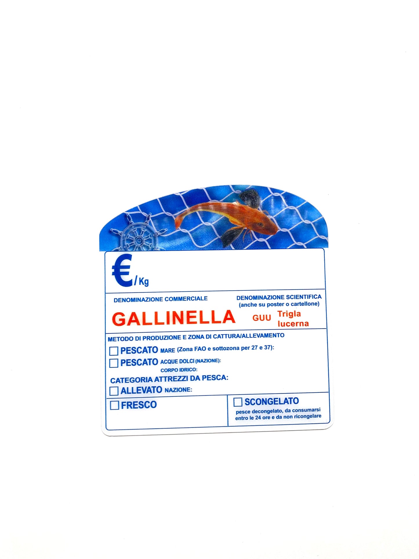 Cartellino gallinella