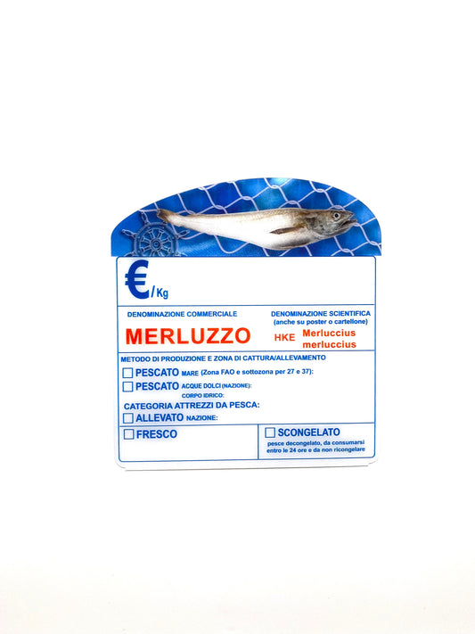 Cartellino merluzzo