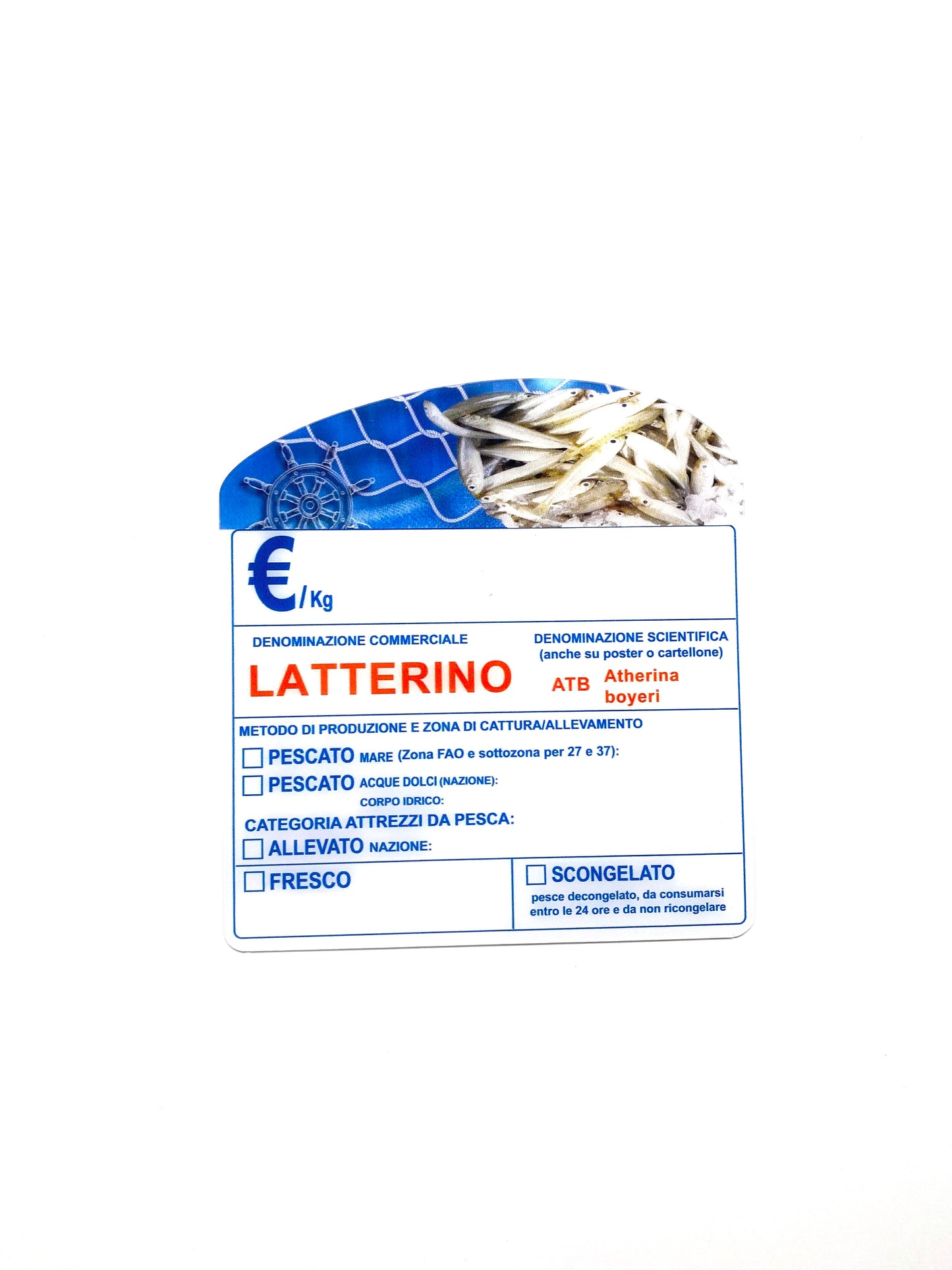 Cartellino latterino