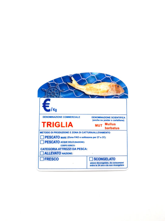 Cartellino triglia