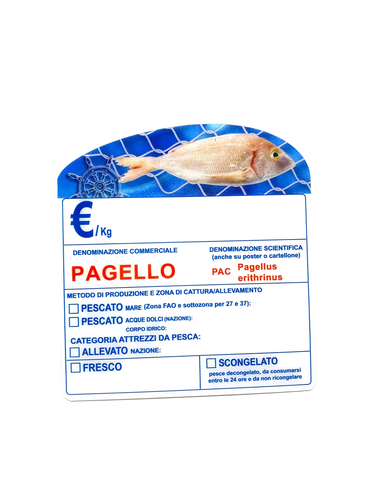 Cartellino pagello