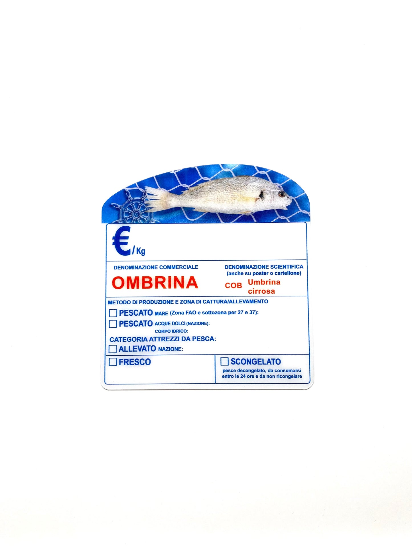 Cartellino ombrina